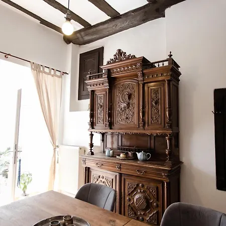 Διαμέρισμα Seminarhaus Heim Retreat, Fachwerkhaus Von 1451, Yoga, Naturgarten Fuer 10 Personen