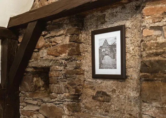 아파트 Seminarhaus Heim Retreat, Fachwerkhaus Von 1451, Yoga, Naturgarten Fuer 10 Personen *