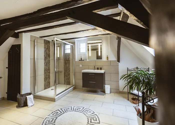 아파트 Seminarhaus Heim Retreat, Fachwerkhaus Von 1451, Yoga, Naturgarten Fuer 10 Personen 엘렌츠폴터스도프